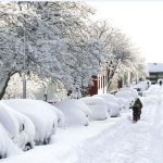 Vetrarsport í björtum snjó