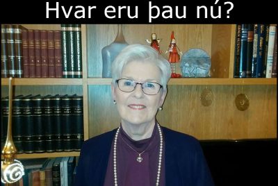 Gerður G. Bjarklind þulur