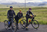 Hjólar fyrir hjartað, sáttur við Guð og menn
