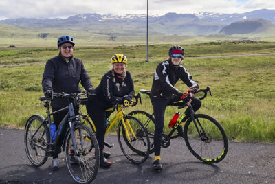 Hjólar fyrir hjartað, sáttur við Guð og menn