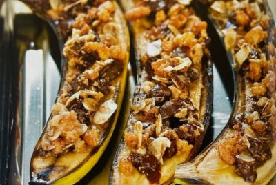 Grillaðir bananar í sumarveisluna