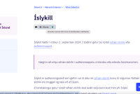 Íslykillinn fellur úr gildi