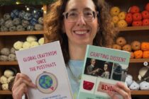 Gefur garn og glæðir notaðar flíkur nýju lífi