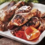 Grillaðir kjúklingaleggir í kryddlegi