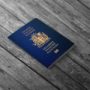 Icelandic,Passport,,official,Passport,Of,Iceland,On,The,Top,Of